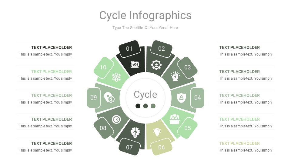 Cycle Infographics Powerpoint Presentation By Sooz Art Graphicriver